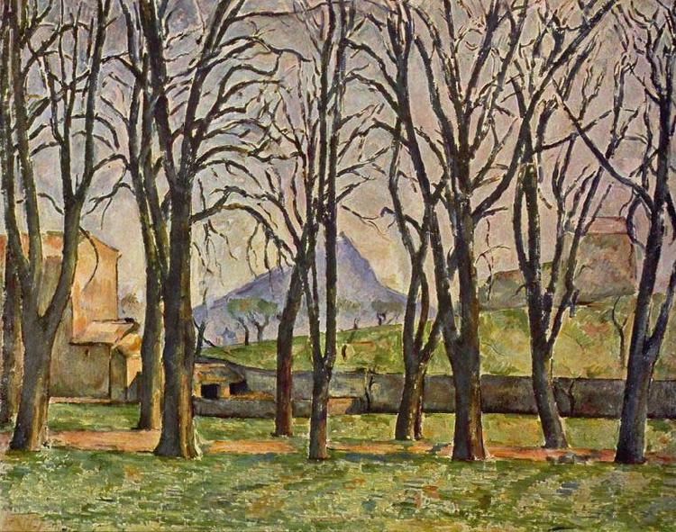 Paul Cezanne Jas de Bouffan oil painting image